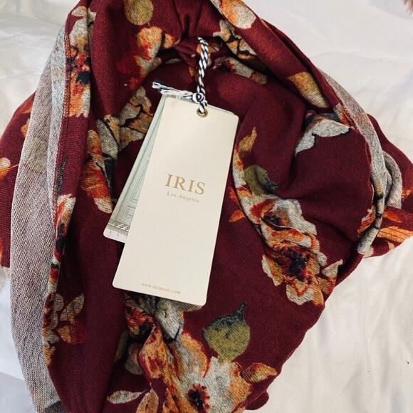 Grunge Y2k Iris Red Wine Floral belted Fit & Flare Sleeveless Knit Dress Small - Picture 3 of 7